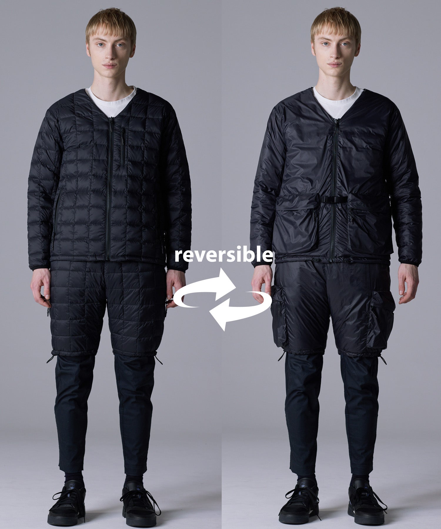 ブリーフィング　ダウンパンツ　L 黒 BRIEFING - MENS HYBRID DOWN PANTS / シリコンロゴ