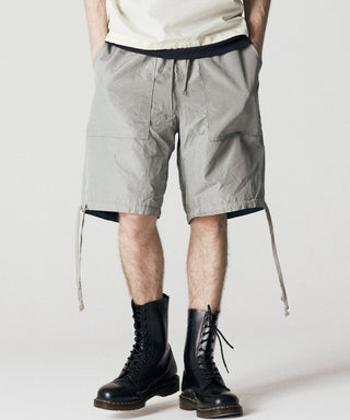 ダークセージグリーン（表側）／モデル身長 178cm／着用サイズ L