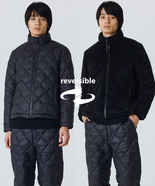 ブラック×ブラック／モデル身長 178cm／着用サイズ L