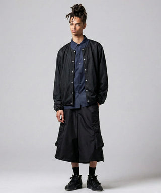 ブラック／モデル身長 181cm／着用サイズ L