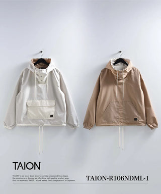 ノンダウン ミリタリー リバーシブル アノラックパーカー<TAION-R106NDML-1>