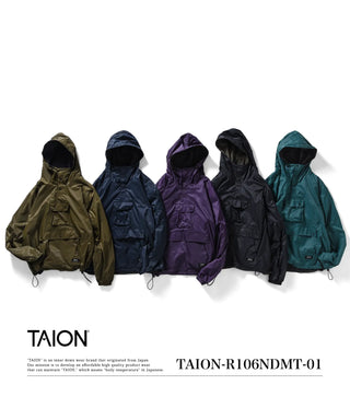 ノンダウン マウンテン リバーシブル フーディー<TAION-R106NDMT-01>
