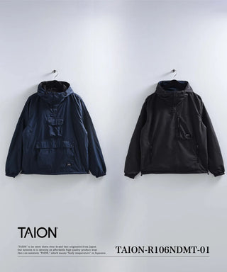 ノンダウン マウンテン リバーシブル フーディー<TAION-R106NDMT-01>