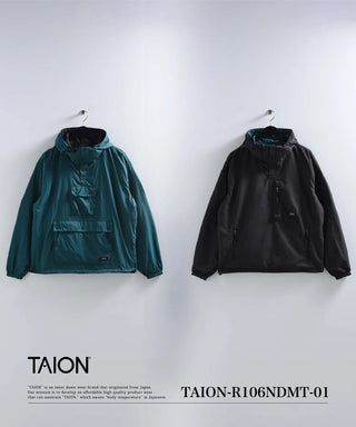 ノンダウン マウンテン リバーシブル フーディー<TAION-R106NDMT-01>
