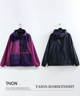 ノンダウン マウンテン リバーシブル メッシュ フードジャケット <TAION-R106WZNDMT>