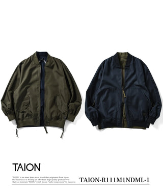ノンダウン ミリタリー リバーシブル MA-1<TAION-R111M1NDML-1>