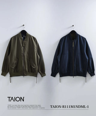 ノンダウン ミリタリー リバーシブル MA-1<TAION-R111M1NDML-1>