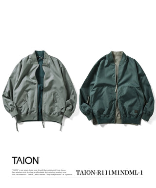 ノンダウン ミリタリー リバーシブル MA-1 – TAIONインナー