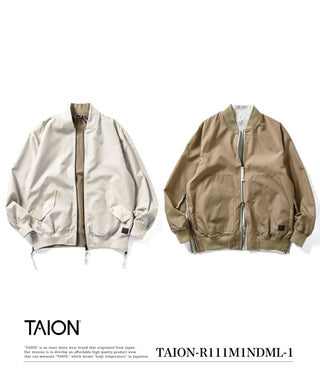 ノンダウン ミリタリー リバーシブル MA-1<TAION-R111M1NDML-1>
