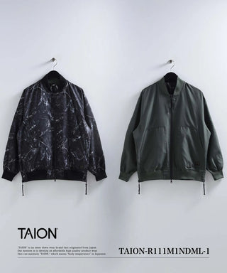 ノンダウン ミリタリー リバーシブル MA-1<TAION-R111M1NDML-1>