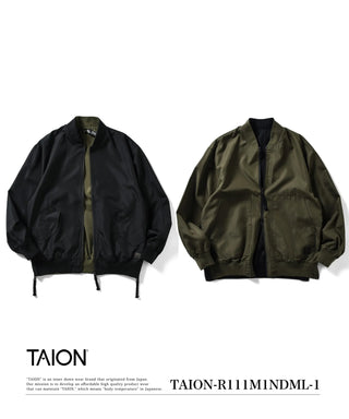 ノンダウン ミリタリー リバーシブル MA-1<TAION-R111M1NDML-1>