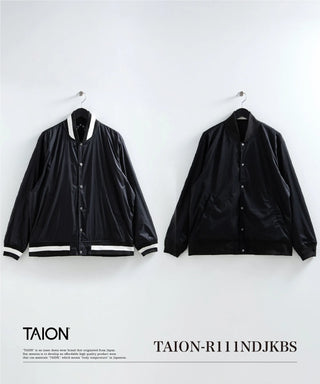 ノンダウン ベーシック リバーシブル スタジアムジャケット <TAION-R111NDJKBS>