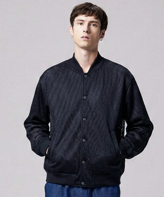 ダークネイビー／モデル身長 178cm／着用サイズ L