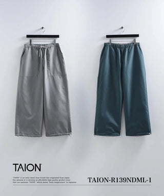 ノンダウン ミリタリー リバーシブル ワイドパンツ<TAION-R139NDML-1>
