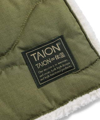 ミリタリー リバーシブル ダウンマフラー<TAION-R201ML-1>