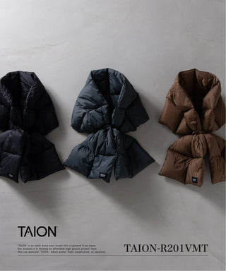 マウンテン ボリューム ダウンマフラー<TAION-R201VMT>