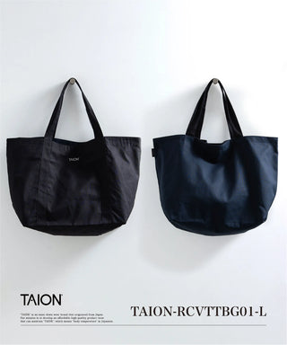 リバーシブル キャンバストートバッグL <TAION-RCVTTBG01-L>