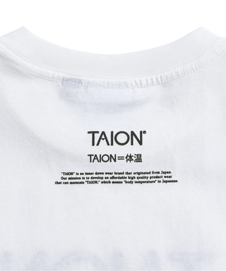 後箇所：TAIONピラミッドロゴプリント