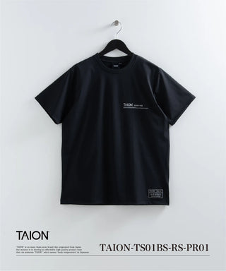 ファンクションT UV 接触冷感 抗菌 速乾 ストレッチ ロゴ Tシャツ-レギュラー <TAION-TS01BS-RS-PR01>
