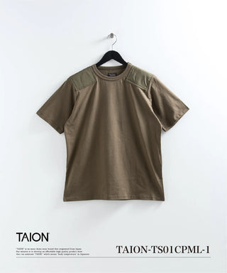 ノンダウン ミリタリー コマンドパッチ Tシャツ <TAION-TS01CPML-1>