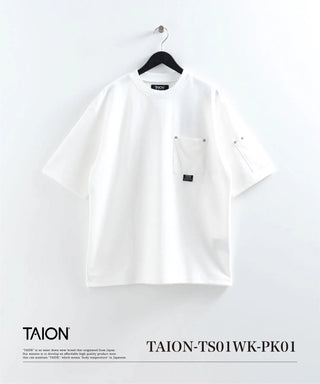 ノンダウン ワーク リベットポケット Tシャツ <TAION-TS01WK-PK01>