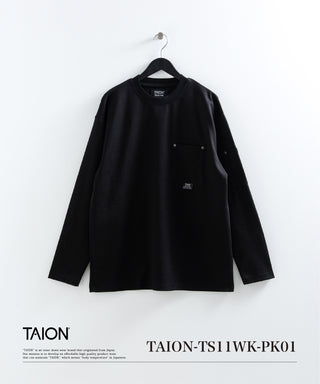 ノンダウン ワーク リベットポケット ロングスリーブ Tシャツ <TAION-TS11WK-PK01>