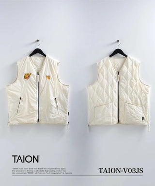 ジャパンスペシャル リバーシブル ベトジャン ダウンベスト<TAION-V03JS>