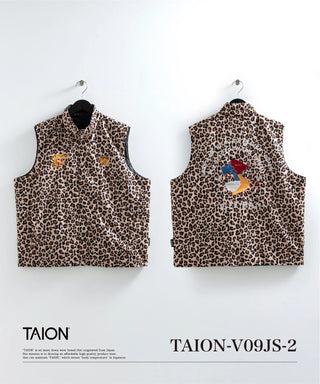 ジャパンスペシャル リバーシブル ベトジャン刺繍 ダウンベスト <TAION-V09JS-2>