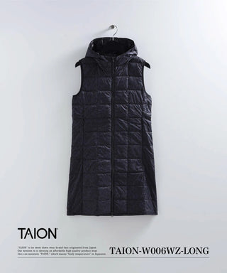 ベーシック Wジップ ロングダウンフードベスト – TAIONインナーダウン ベーシック Wジップ ロングダウンフードベスト – TAIONインナーダウン