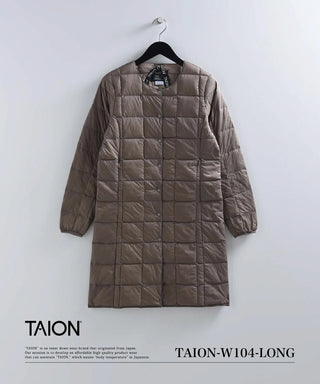 TAION 体温❤︎ クルーネックボタン ロングダウンジャケット レディース M 楽天市場】【1000円OFFクーポン配布中 8月買い物マラソン