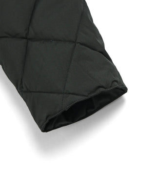 ダブルライン クルーネックボタン ショートダウンジャケット<TAION-W104FE>