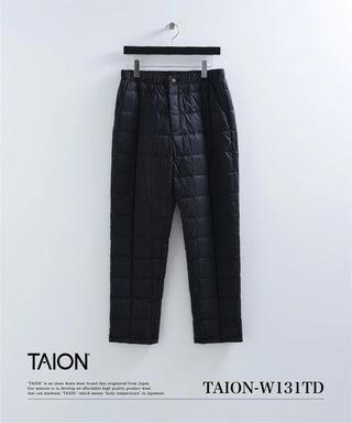 ベーシック テーパード ダウンパンツ<TAION-W131TD>