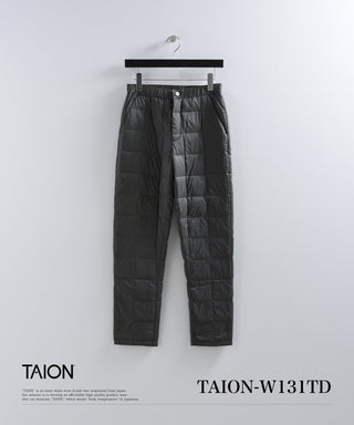 ベーシック テーパード ダウンパンツ<TAION-W131TD>