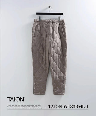 ミリタリー ボタンスリット ダウンパンツ<TAION-W133BML-1>