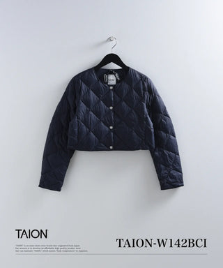 シティ クルーネック ダウンボレロ<TAION-W142BCI>