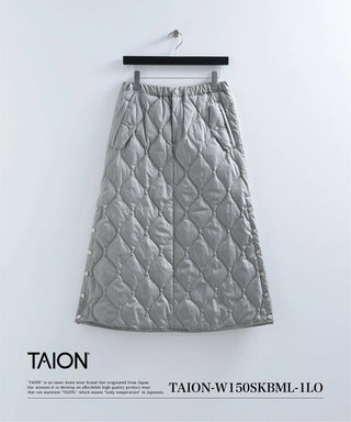 ミリタリー ダウンスカート<TAION-W150SKBML-1LO>