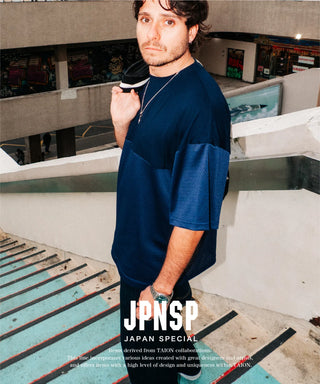 ノンダウン ジャパンスペシャル メッシュ切替 Tシャツ <TAION-TS01JS-MS>