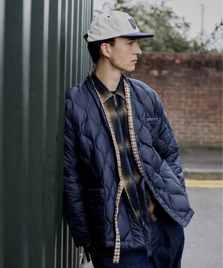 TAION × Universal Works リバーシブル 袢纏ダウンジャケット<UW-TA-R101KJ>