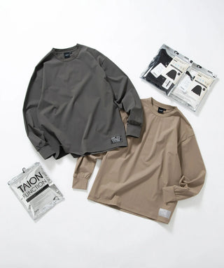 ファンクションT UV 接触冷感 抗菌 速乾 ストレッチ ロングスリーブ Tシャツ <TAION-TS11BS>