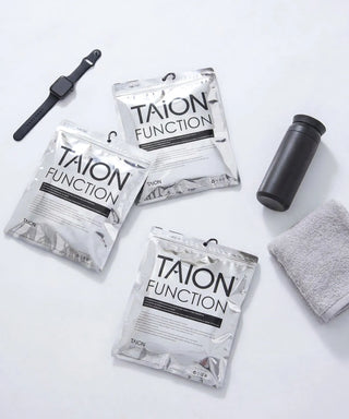 ファンクションT UV 接触冷感 抗菌 速乾 ストレッチ ロングスリーブ ロゴ Tシャツ-レギュラー <TAION-TS11BS-PR01>