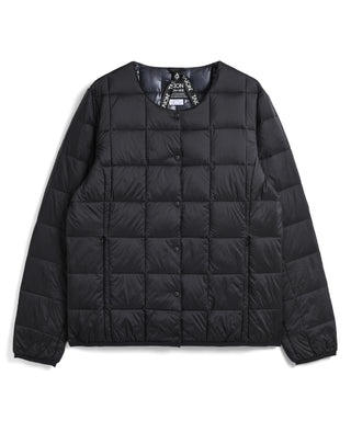 【FUDGE別注】ベーシック クルーネックボタン インナーダウンジャケット<TAION-W104A>