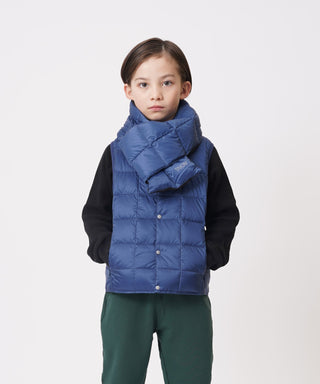 ダークブルー／モデル身長 127cm／着用サイズ 130＊マフラー別売り（TAION-201A）